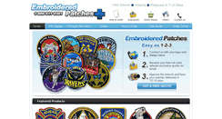 Desktop Screenshot of embroideredpatchesplus.com