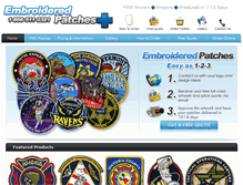 Tablet Screenshot of embroideredpatchesplus.com